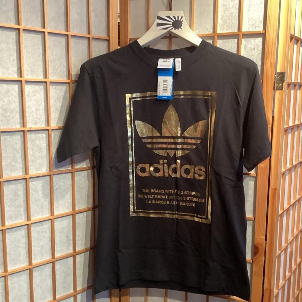 Adidas Metallic Mirror Tee IB6035-230 Men's Size Small